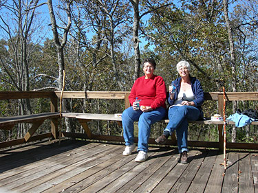 Lunch at the end of the trail