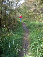 Chris on the trail