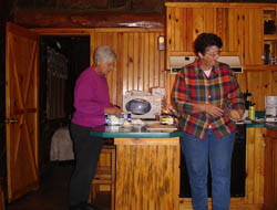 Chris and Alice Cooking